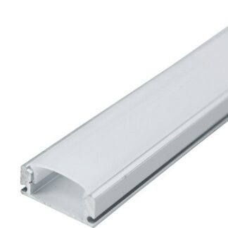 Wide Surface Aluminum Profile 23x10mm milky cover