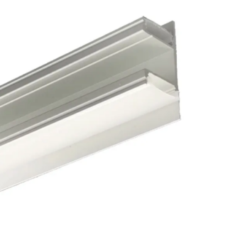 Bidireccional Alumium Profile 49x17mm milky cover