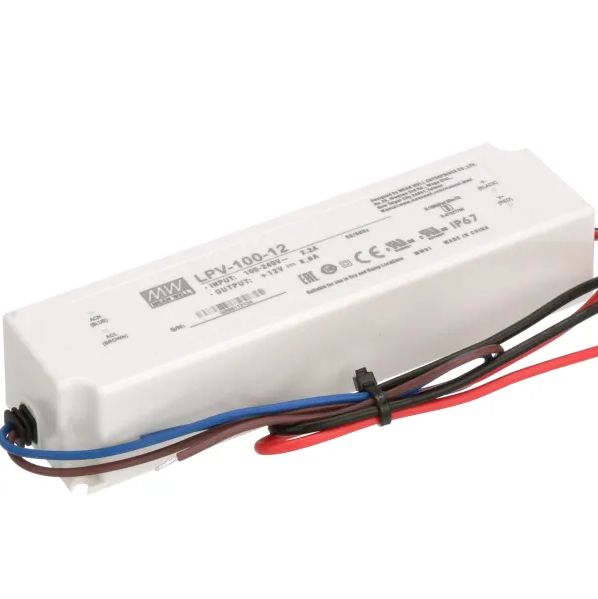 Outdoor MEANWELL Power Supply 100W