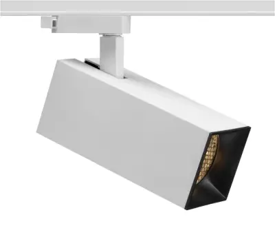 White Square Adjustable Spot 10w